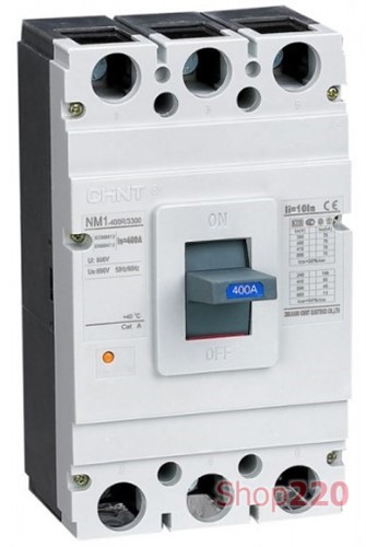 Автоматический выключатель 315А, 3 полюса, 35кА, NM1-400S/3300 Chint - фото 108079