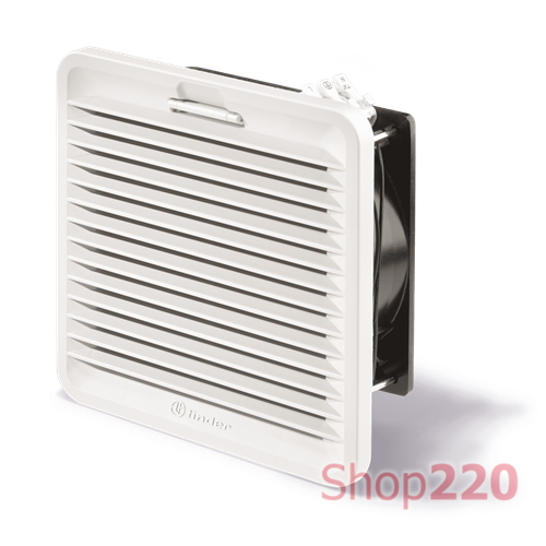 Вентилятор с щитовым фильтром; 230В АС; 75-100м3/час; стандарт; размер 3; 209х209мм - фото 111499