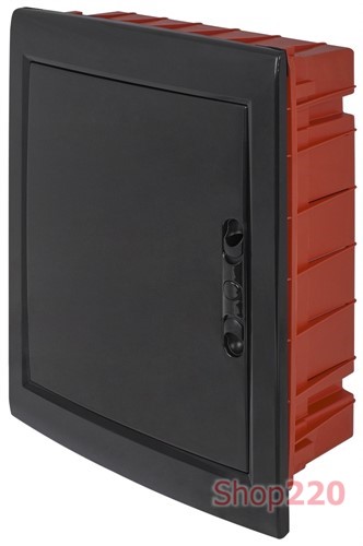 Щит черного цвета на 72 модуля, встраиваемый, e.plbox.pro.w.72b.black ENEXT CP12972B - фото 114207