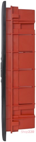 Щит черного цвета на 72 модуля, встраиваемый, e.plbox.pro.w.72b.black ENEXT CP12972B - фото 114209