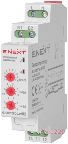 Реле контроля тока (приоритетное), e.control.w02 Enext - фото 115484