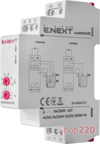 Реле контроля уровня жидкости, e.control.l01 Enext - фото 115528