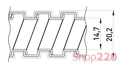 Металлорукав оцинкованный 15мм, изолированный (100м), e.met.sleeve.stand.proof.slfs.15 Enext - фото 116447