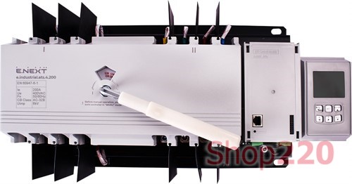 Устройство АВР 4p, 200А, e.industrial.ats.4.200 Enext - фото 117946