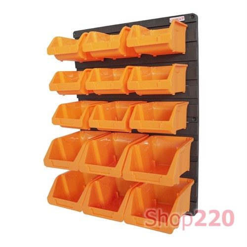 Органайзер для инструментов настенный,e.toolbox.pro.26, 35 элементов 825х210х585мм, Enext - фото 118747