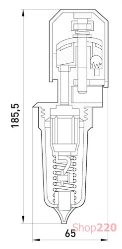 Ответвительный прокалывающий зажим BZO-04 для освещения (25-70 Al / 2.5-4), Tarel - фото 120286