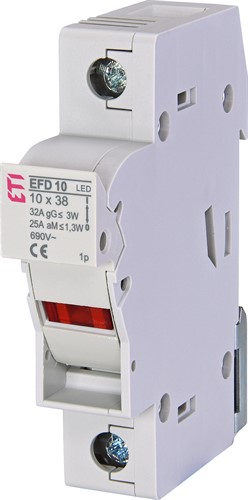 Разъединитель для предохранителей EFD 10 1P LED 32A 690V AC - фото 126192