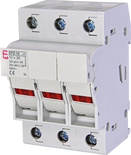 Разъединитель для предохранителей EFD 10 3P LED 32A 690V AC - фото 126194