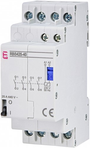 Импульсный контактор RВS 425-40 230V AC (25A, 4NO) - фото 128848