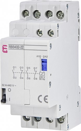 Импульсный контактор RВS 432-22 230V AC (32A, 2NO+2NC) - фото 128852