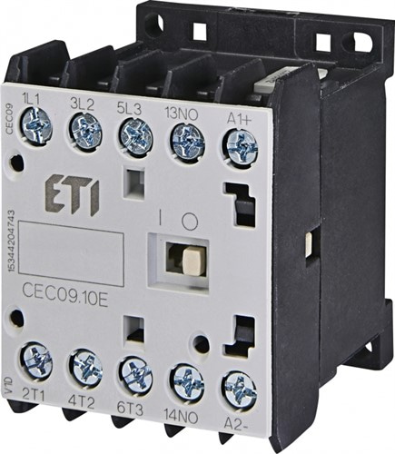 Контактор миниатюрный CEC 09.10-230V-50/60Hz (9A; 4kW; AC3) - фото 128939