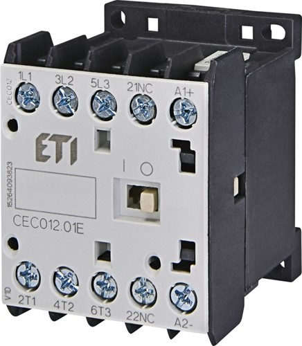 Контактор миниатюрный CEC 12.01-230V-50/60Hz (12A; 5,5kW; AC3) - фото 128947