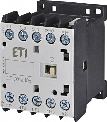 Контактор миниатюрный CEC 12.10-24V-50/60Hz (12A; 5,5kW; AC3) - фото 128948