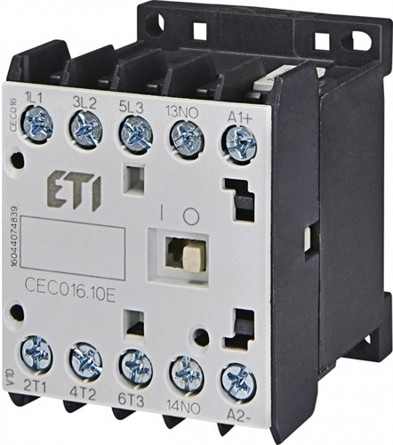 Контактор миниатюрный CEC 16.10-24V DC (16A; 7,5kW; AC3) - фото 128956