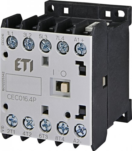 Контактор миниатюрный CEC 16.4P 230V АС (16A; 7,5kW; AC3) 4р (4 н.в.) - фото 128958