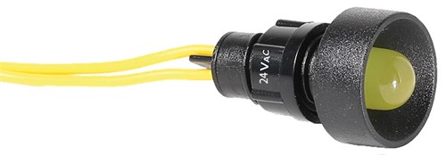 Лампа сигнальная желтая 24V AC , d=10мм  LS LED, 10 Y 24 - фото 130381