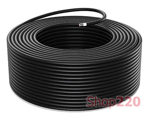 Кабель для солнечных панелей H1Z2Z2-K 6 black, черный, Solar