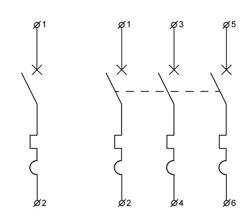 Автоматический выключатель 63А 3р, ВА-2003 АСКО УКРЕМ - фото 134088