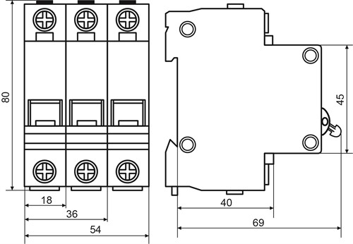 Выключатель-разъединитель 25А 2р ВА-2007 ВРН АСКО УКРЕМ - фото 134364