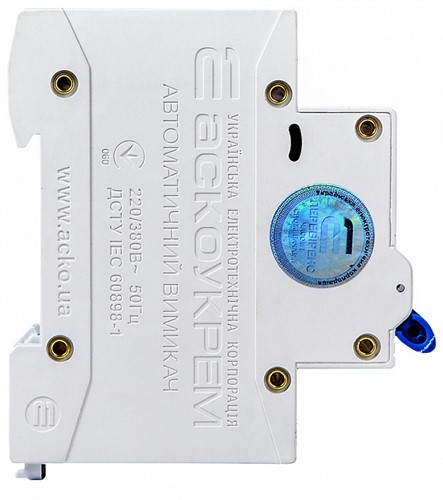 Автоматический выключатель 4А 1р, ВА-2017/B АСКО УКРЕМ - фото 134779