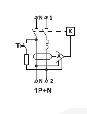 Дифавтомат 16А 10мА, C, тип AC, UTrust - фото 136216