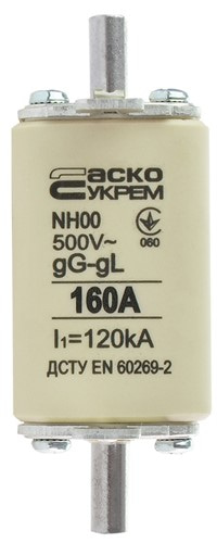 Предохранитель ножевой с плавкой вставкой NH00 160A gG - фото 138129