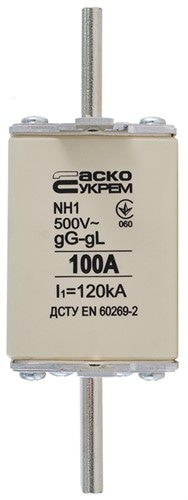 Предохранитель ножевой с плавкой вставкой NH1 100A gG - фото 138182