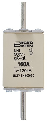 Предохранитель ножевой с плавкой вставкой NH1 160A gG - фото 138190