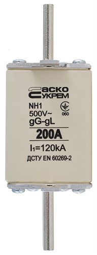 Предохранитель ножевой с плавкой вставкой NH1 200A gG - фото 138194
