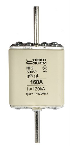Предохранитель ножевой с плавкой вставкой NH2 160A gG - фото 138206