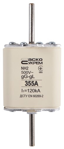Предохранитель ножевой с плавкой вставкой NH2 355A gG - фото 138246
