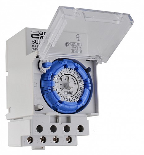 Таймер суточный электромеханический SUL-181h - фото 139822