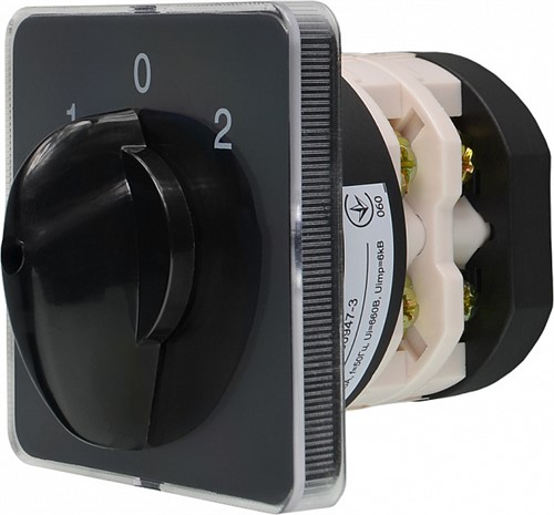 Переключатель пакетный 1-0-2, 2 полюса 25А/2.832, ПКП Е9 - фото 140005