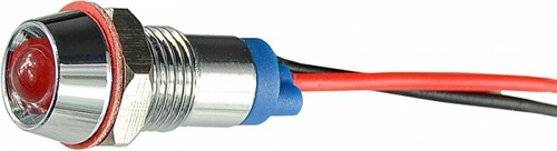 Сигнальная арматура красная, 24V AC/DC, AС22C-8 - фото 142854