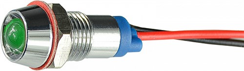 Сигнальная арматура зеленая, 220V AC, AС22C-8 - фото 142866