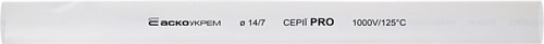 Термоусадочная трубка d=14/7 мм (1м) белая серии PRO - фото 144328