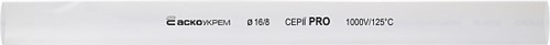Термоусадочная трубка d=16/8 мм (1м) белая серии PRO - фото 144336