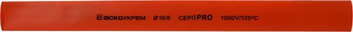 Термоусадочная трубка d=16/8 мм (1м) красная серии PRO - фото 144343