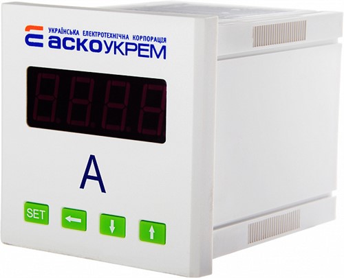 AС цифровой амперметр 5А 72х72 модель ЦА-7 - фото 146014
