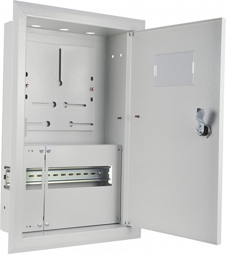 Корпус учета металлический 12 модулей 1ф счетчик, встроенный IP31, серии UBox - фото 146837