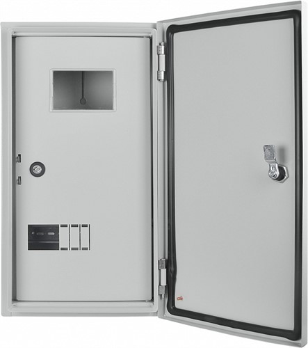 Корпус учета металлический 9 модулей 3ф счетчик, навесной IP54, серии UBox - фото 146865