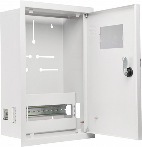 Корпус учета металлический Light 12 модулей 1ф счетчик, встроенный IP31, серии UBox - фото 146872