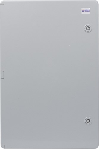 Корпус из АБС-пластика, ударопрочный, с монтажной панелью, непрозрачная дверца, 40*60*20, IP65, серии UBox - фото 146994