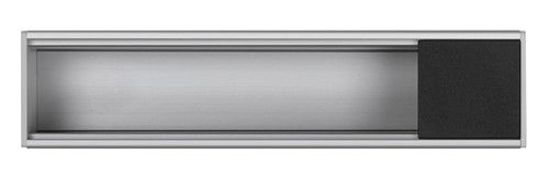 Розеточный блок на 4 (5) розетки К45, пустой, алюминий, Ofiblock COMPACT Simon KFC104/14 - фото 149506