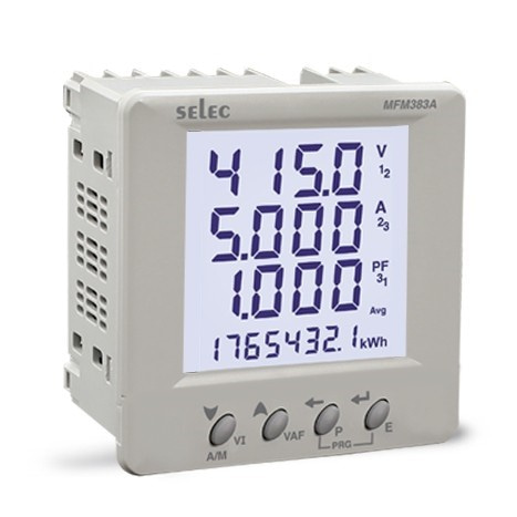 Анализатор LCD 96x96 мм. с RS485 Вх. - фото 151546