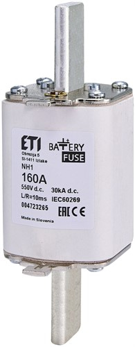 Предохранитель для защиты аккумуляторных батарей NH-1 Battery 200A 550V DC - фото 151929