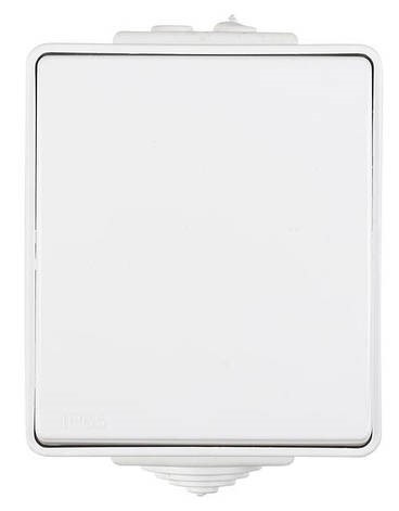Кнопка звонка наружная Efapel Waterproof 16А/250В, герметичная IP65, белый - фото 152949