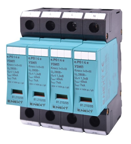 УЗИП e.PO I 4 e 280V/7kA класс I+II+III, 4 полюса - фото 157066