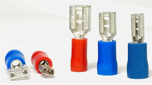 Наконечник Faston 0,25-1,5мм кв (мама 6.3х0.8) красный (100 шт) - фото 157281