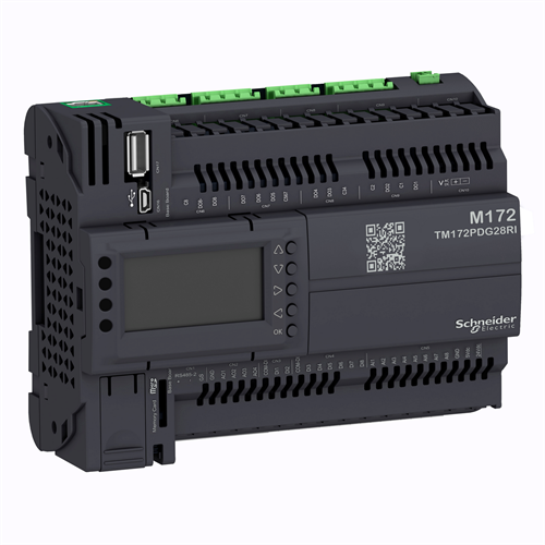 Контроллер M172 продуктивный с дисплеем, 28 входов/выходов, Ethernet, 2 RS485 с изоляцией - фото 158569